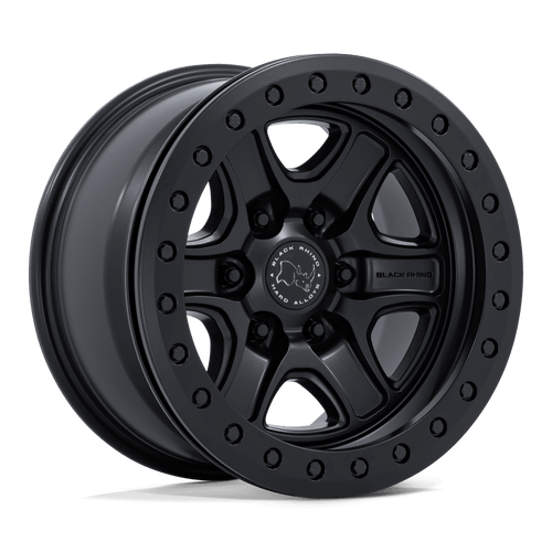 Black Rhino Br200 Echo Trail Lock Beadlock Wheels Rims 17x8.5 6x139.7 Matte Black 0mm | BR200MX17856800