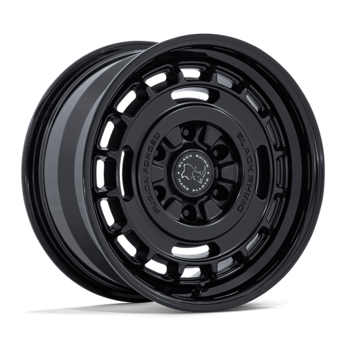 Black Rhino Br600 Vagabond Wheels Rims 17x8 6x139.7 Matte Black W/ Gloss Black Lip 32mm | BR600MB17806832