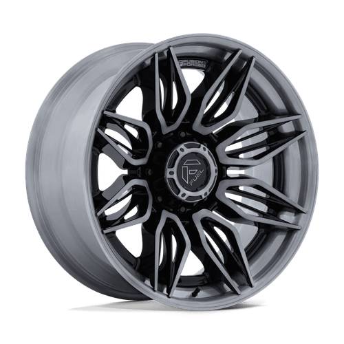 Fuel Fc404 Mutiny Wheels Rims 22x10 8x180 Brushed Gloss Black W/ Dark Tint -18mm | FC404BT22108818N