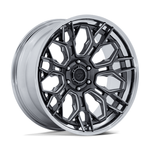 Fuel Fc409 Hive Wheels Rims 20x9 6x139.7 Gloss Gunmetal W/ Chrome Lip 1mm | FC409AP20906801