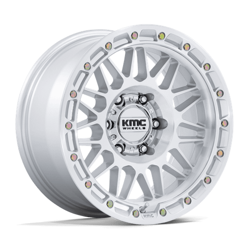 Kmc Km555 Attack Wheels Rims 17x8.5 6x135 Gloss Silver W/ Machined Face -10mm | KM555SD17856310N