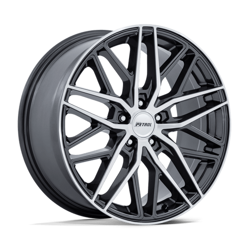 Petrol Pe004 P3E Wheels Rims 18x8 5x112 Gloss Gunmetal Machined 40mm | PE004AD18805740