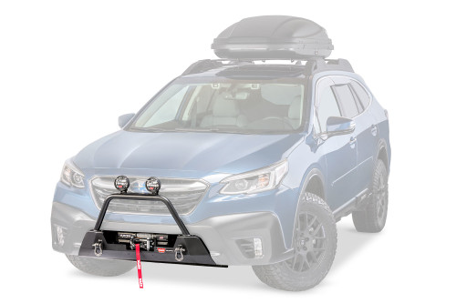 Warn Grille guard kit for 106396 Semi-Hidden Kit for Subaru Outback; 5-stage powder coat with zirconium nanotechnology for exceptional corrosion and UV-resistance; Designed, tested, and precision-manufactured in the USA | BCSQ 106398