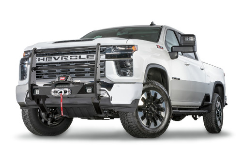 Warn Application specific brackets for the Silverado 2500HD and 3500HD Part 1 of 2 required items for the WARN Trans4mer system Requires 107650 winch carrier Maximum approved winch capacity is 12K | BCSQ 108003