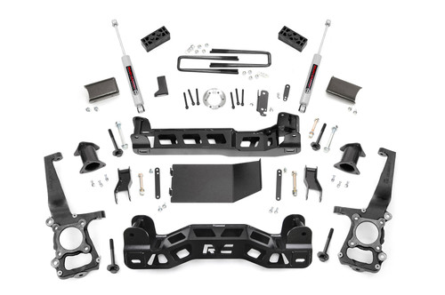 Rough Country 4 Inch Lift Kit - Ford F-150 4WD (2014) | DHTP 57430_A