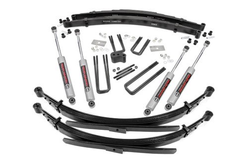 Rough Country 4 Inch Lift Kit - Rear Springs - Dodge W100 Truck/W200 Truck 4WD (1974-1977) | DHTP 335.20