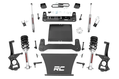Rough Country 6 Inch Lift Kit - Mono Leaf Rear - N3 Struts - Chevy Silverado 1500 (25-26) | DHTP 111631