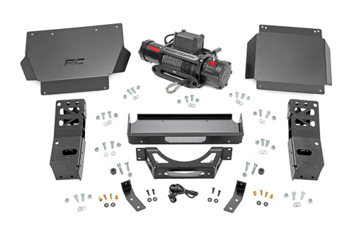 Rough Country FXS Hidden Winch Mount - PRO9500S - Toyota Tacoma 4WD (2024-2026) | DHTP 10813