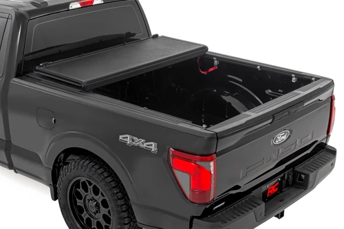 Rough Country Hard Low Profile Bed Cover - 6'7" Bed - Ford F-150 2WD/4WD (2021-2026) | DHTP 47229650B