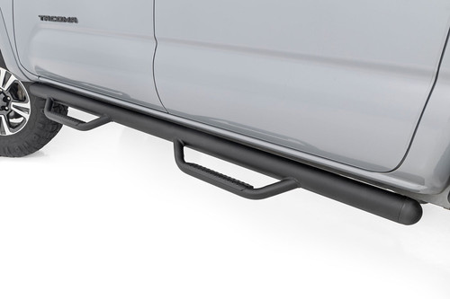 Rough Country Nerf Steps - Cab Length - Crew Cab - 5' Bed - Toyota Tacoma 2WD/4WD (05-23) | DHTP RCT0580CCB