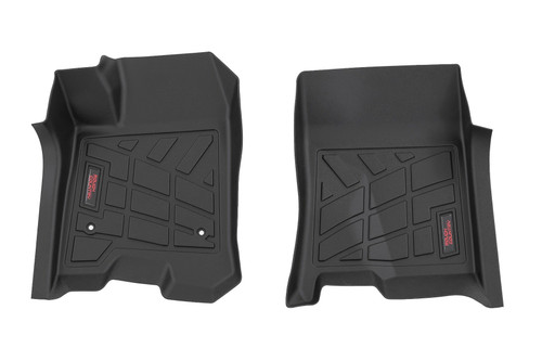 Rough Country Sure-Fit Floor Mats - FR - Chevy/GMC Canyon/Colorado 2WD/4WD (2023-2026) | DHTP SM21312