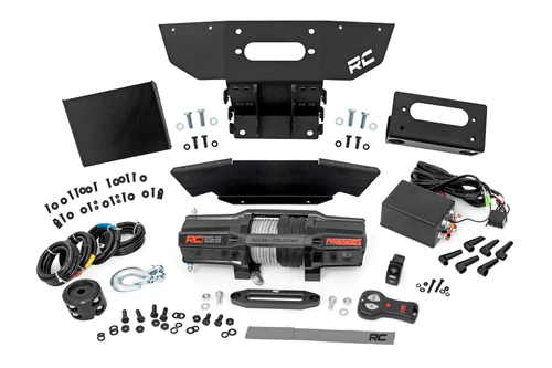 Rough Country Winch Mount - Front - RS6500S - Polaris RZR XP1000-4 (2024) | DHTP 93206