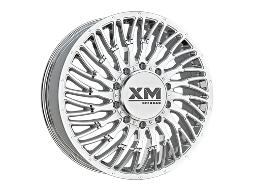Xm Offroad Dually Xm-901 Wheels Rims 24x8.25 8x165.1 Chrome 105mm
