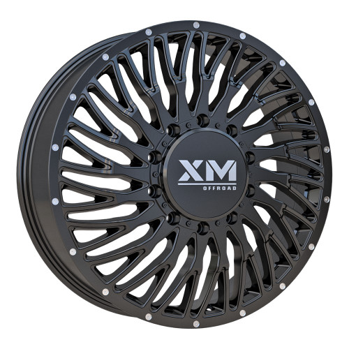 Xm Offroad Dually Xm-901 Wheels Rims 24x8.25 8x165.1 Gloss Black 105mm