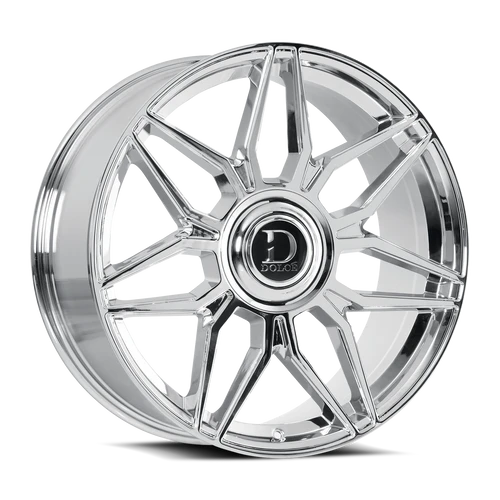 DOLCE LUXURY Verona Wheels Rims 22x9.5 Blank Custom Drilled Chrome 35mm | VERONA-229500C