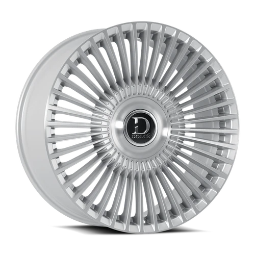 DOLCE LUXURY Trento Wheels Rims 26x10 Blank Custom Drilled Gloss Silver With Brushed Face 30mm | TRENTO-261000GSBF30