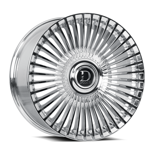 DOLCE LUXURY Trento Wheels Rims 20x9 Blank Custom Drilled Chrome 20mm | TRENTO-209000C