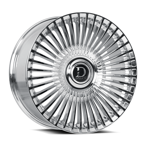 DOLCE LUXURY Trento Wheels Rims 20x9 Blank Custom Drilled Chrome 35mm | TRENTO-209000C35