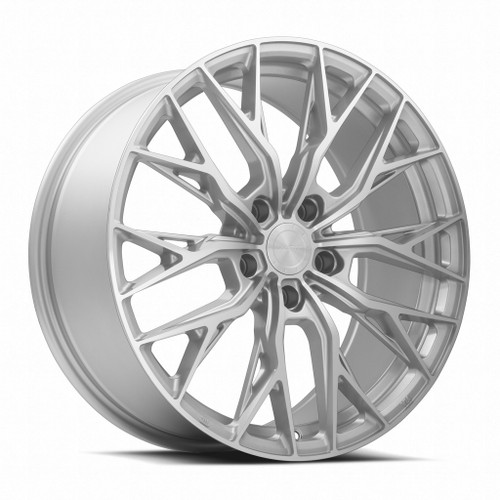 MRR Gf5 Wheels Rims 21x9 Blank Custom Drilled Silver Machined 20mm | GF0521905xx20S