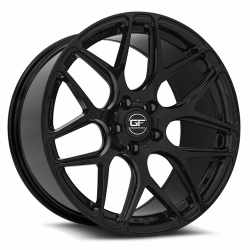MRR Gf9 Wheels Rims 19x9.5 Blank Custom Drilled Gloss Black 20mm | GF0919955xx20GB