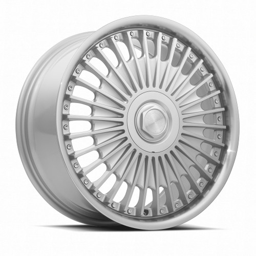 MRR Vp4 Wheels Rims 19x8.5 Blank Custom Drilled Silver W/ Machined Lip 20mm | VP0419855xx20S