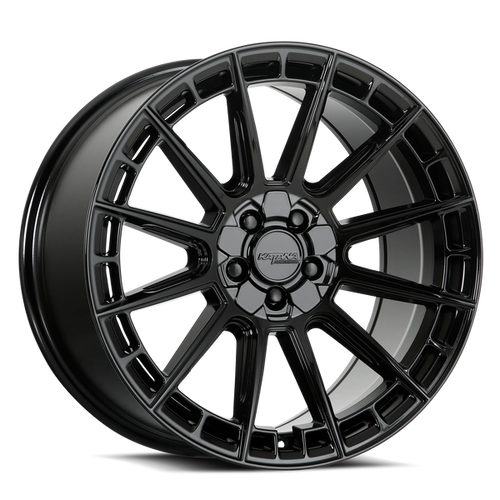 Katana Kr11 Wheels Rims 17x7.5 5x100 5x114.3 Gloss Black 40mm | KR11-177505GB