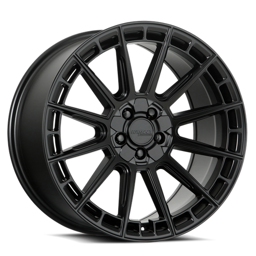 Katana Kr11 Wheels Rims 17x7.5 5x108 5x114.3 Matte Black 40mm | KR11-177508MB
