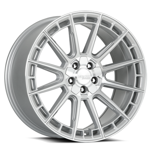 Katana Kr11 Wheels Rims 17x7.5 5x110 5x114.3 Gloss Silver Machined 40mm | KR11-177509GSF