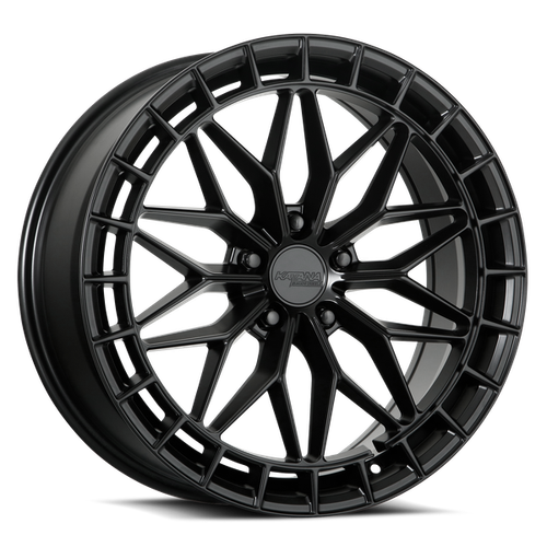 Katana Kr12 Wheels Rims 17x7.5 5x114.3 Matte Black 40mm | KR12-177554MB