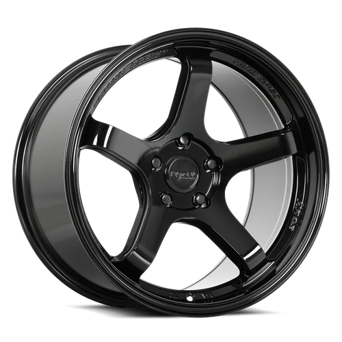 Katana Hr05 Wheels Rims 18x9.5 5x120 Gloss Black 22mm | HR05-189545GB