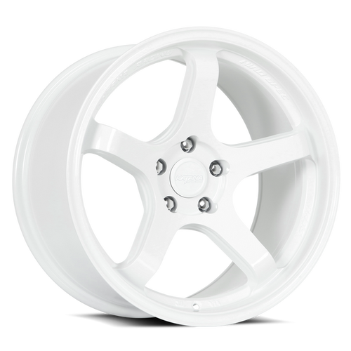 Katana Hr05 Wheels Rims 18x8.5 5x120 Gloss White 35mm | HR05-188545GW