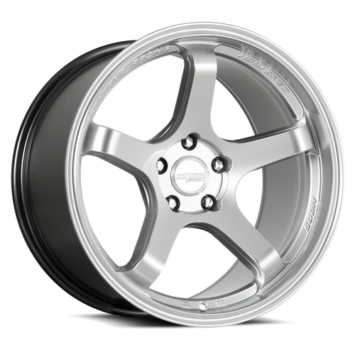 Katana Hr05 Wheels Rims 18x9.5 5x100 Hyper Silver 22mm | HR05-189550HS