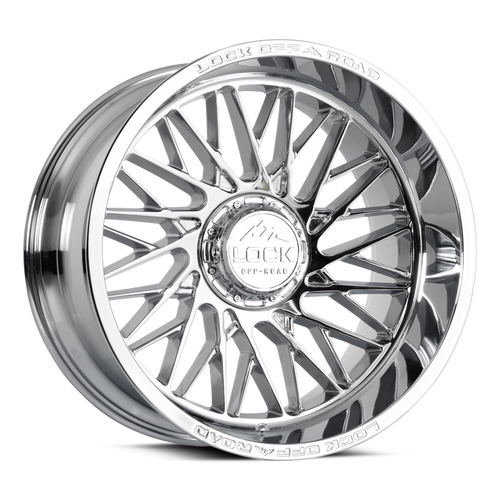 Lock Extreme Bandit Wheels Rims 22x12 6x135 6x139.7 Chrome 44mm | BANDIT-22236C