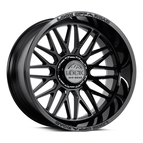 Lock Extreme Apex Wheels Rims 20x9 8x170 Gloss Black 1mm | APEX-2987GB