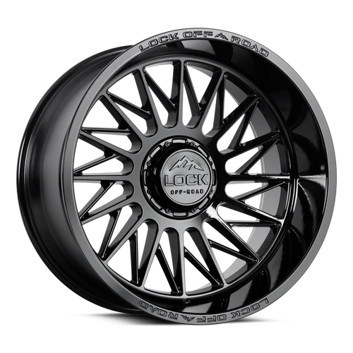 Lock Extreme Assault Wheels Rims 20x9 8x180 Gloss Black 1mm | ASSAULT-2988GB
