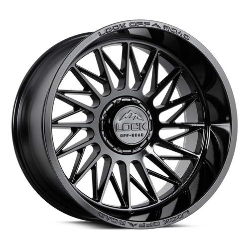 Lock Extreme Assault Wheels Rims 20x10 8x180 Gloss Black 18mm | ASSAULT-2188GB