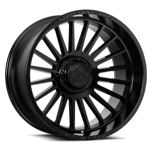 Lock Extreme Invasion Wheels Rims 22x10 8x180 Gloss Black -18mm | INVASION-22188GB