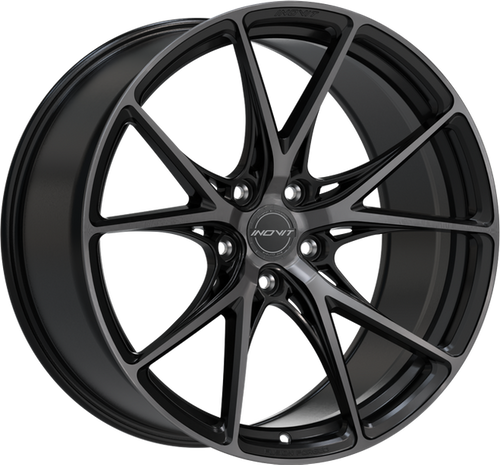 Inovit Speed Wheels Rims 20x10 5x112 Satin Black Machined W/ Dark Tint 38mm | 02320N5T38KMFTDTM1ANA