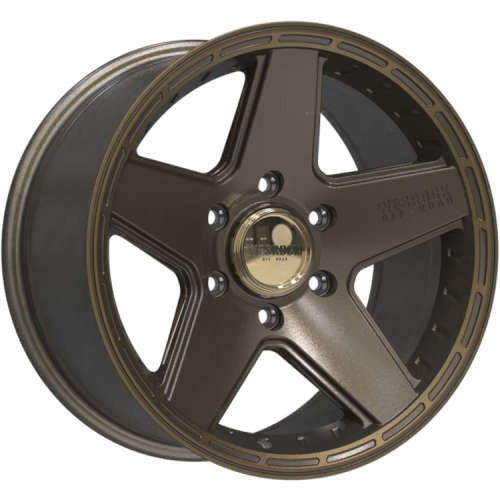 Wesrock St-5 Wheels Rims 17x9 5x127 Bronze Machined W/ Bronze Tint 0mm | 71317L5J0NMSCBTNTM2QWC