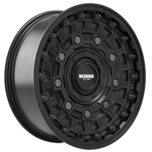 Wesrock Md-8 Wheels Rims 17x8.5 6x135 6x139.7 Satin Black 34mm | 89617K12VN34KTMDK2MWS