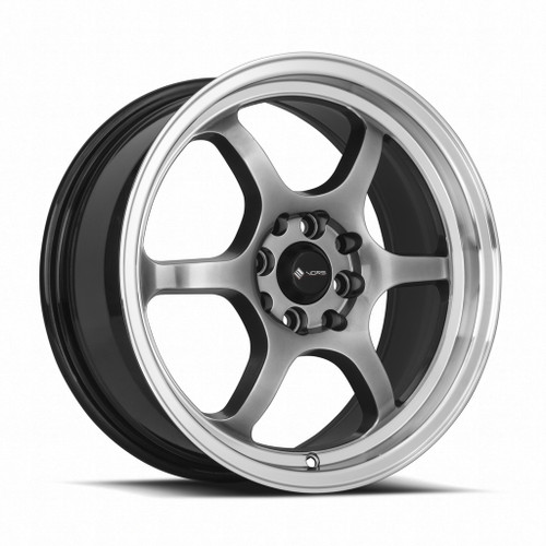 Vors Lt61 Wheels Rims 16x7 4x100 4x114.3 Hyper Black 35mm | LT6116708H35HB