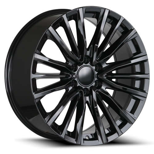 Oe Concepts Cadillac V Wheels Rims 24x10 6x139.7 Gloss Black 31mm | OEC C36-2410655+31GB