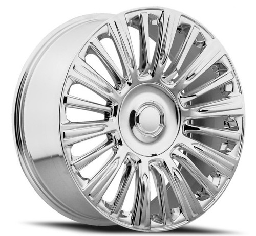 Oe Concepts 2023-24 Escalade Platinum Wheels Rims 24x10 6x139.7 Chrome 31mm | OEC C39-2410655+31C