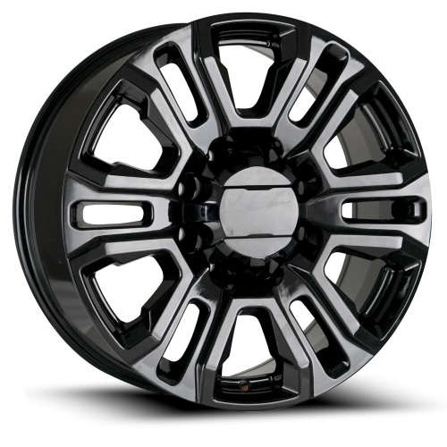 Oe Concepts 2015-2019 Gmc Denali 2500 Wheels Rims 20x8.5 8x165.1 Gloss Black 15mm | OEC G19-20858165+15GB