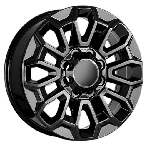 Oe Concepts 21-23 Gmc 2500 Hd Wheels Rims 22x8.5 8x165.1 Gloss Black 15mm | OEC G21-22858165+15GB