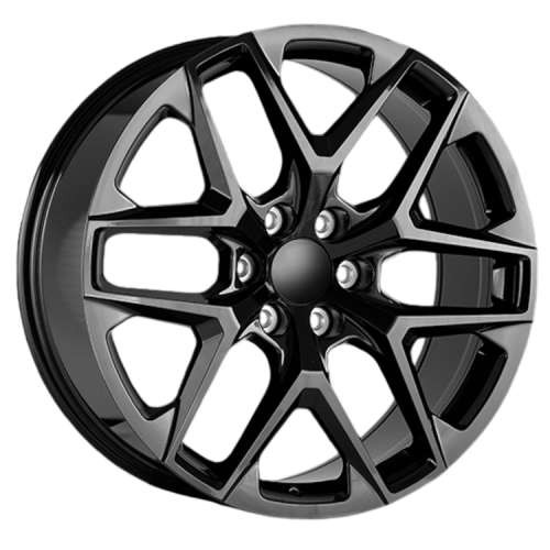 Oe Concepts 2022 Gmc Sierra Wheels Rims 20x9 6x139.7 Gloss Black 28mm | OEC G23-2090655+28GB