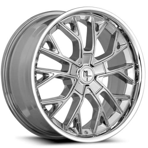 Modern Luxury Mlf15 Wheels Rims 22x8.5 5x112 Chrome 38mm | MLF15-22855112+38C