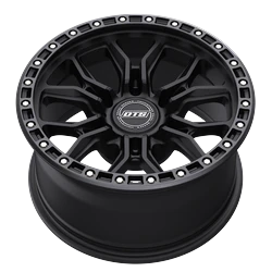 Dropstars 608Bb Wheels Rims 20x9 6x135 Matte Black W/ Gloss Black Ring 0mm | 608BB-2096300