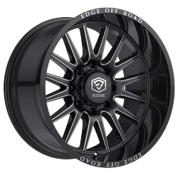 Edge Off Road 305Bm Wheels Rims 17x9 5x127 5x139.7 Gloss Black W/ Milled Accents 0mm | 305BM-7900900