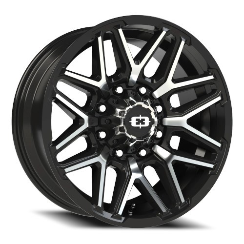 Vision 305 Rekluse Wheels Rims 22x10 8x165.1 Gloss Black Machined Face -19mm | 305-22081GBMF-19